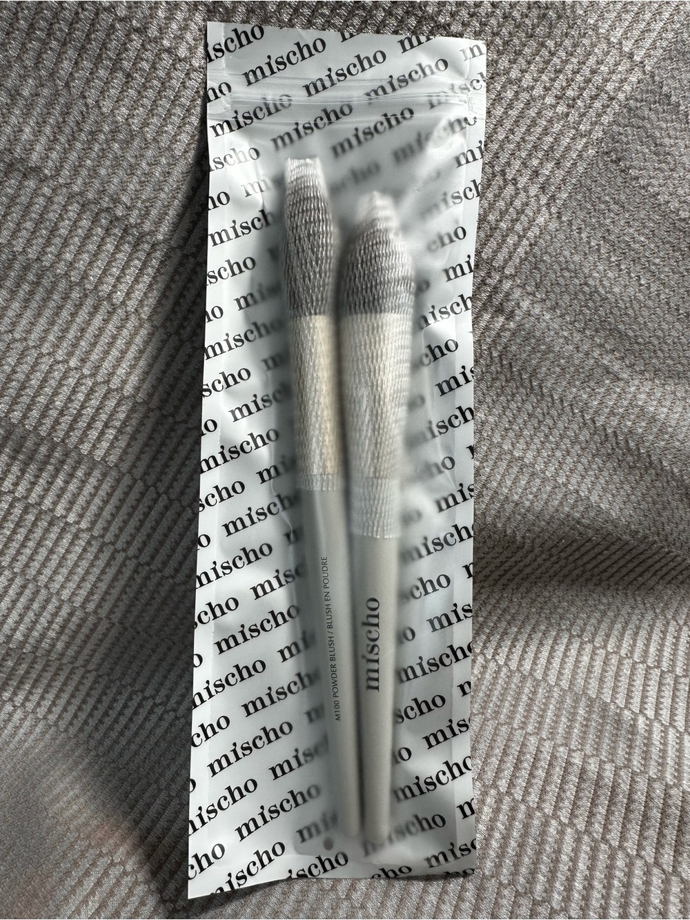 mischo Double Powder and Liquid Blush Brushes